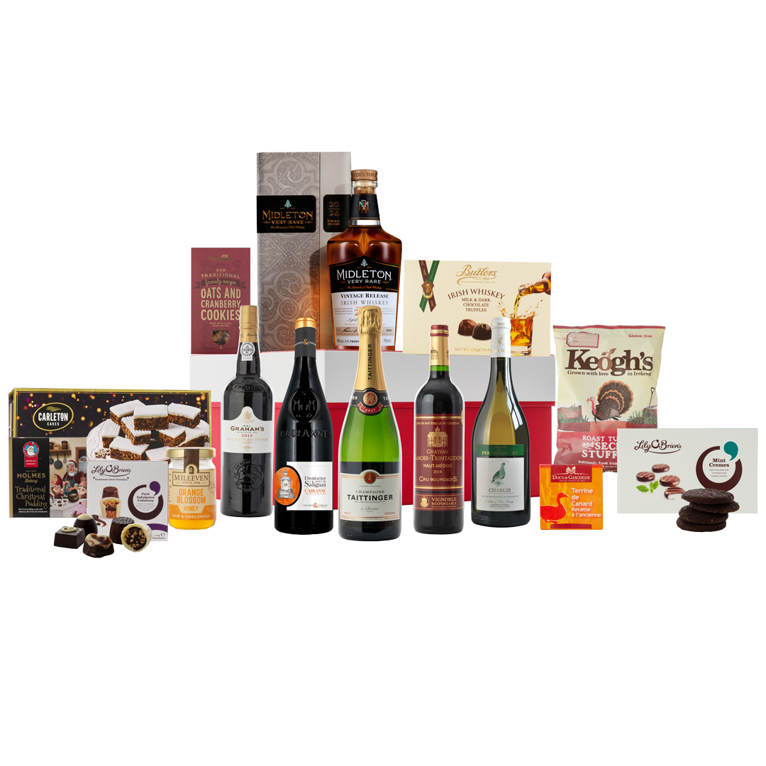 Diamond Christmas Hamper - Midleton Rare Whiskey, Chablis, Port & Treats