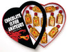 Heart-Shaped Fireball Miniatures - 10X5cl