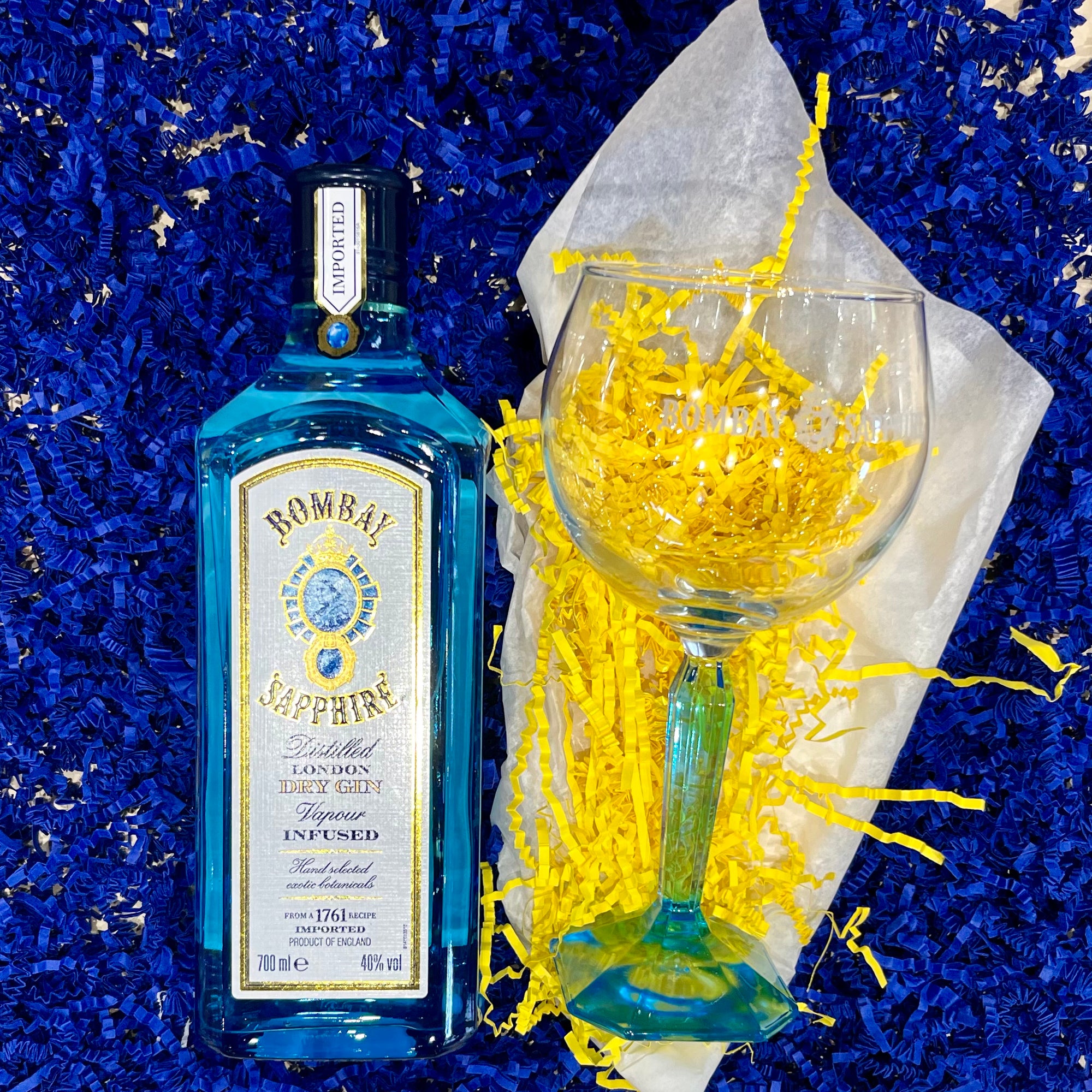 Bombay Sapphire Gin and Goblet Hamper