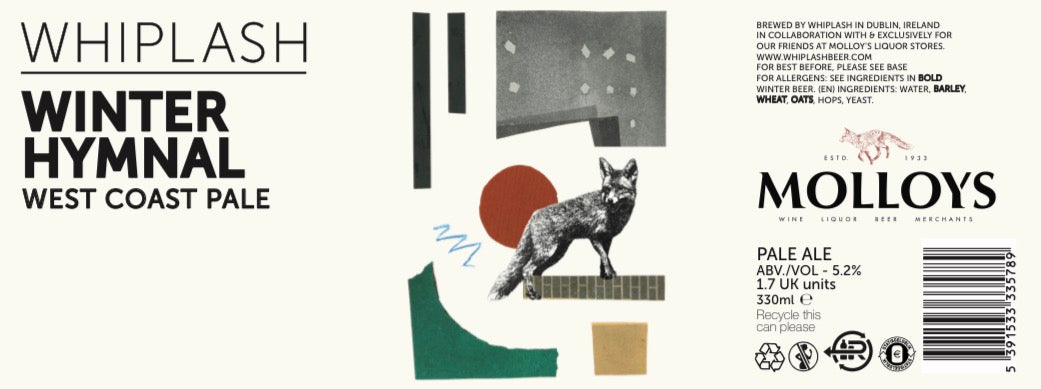 Winter Hymnal - Christmas Pale Ale 33cl - Whiplash x Molloys Collab