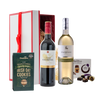 Ivy Hamper - Red &amp; White Wine with Irish Chocolates and Cookies