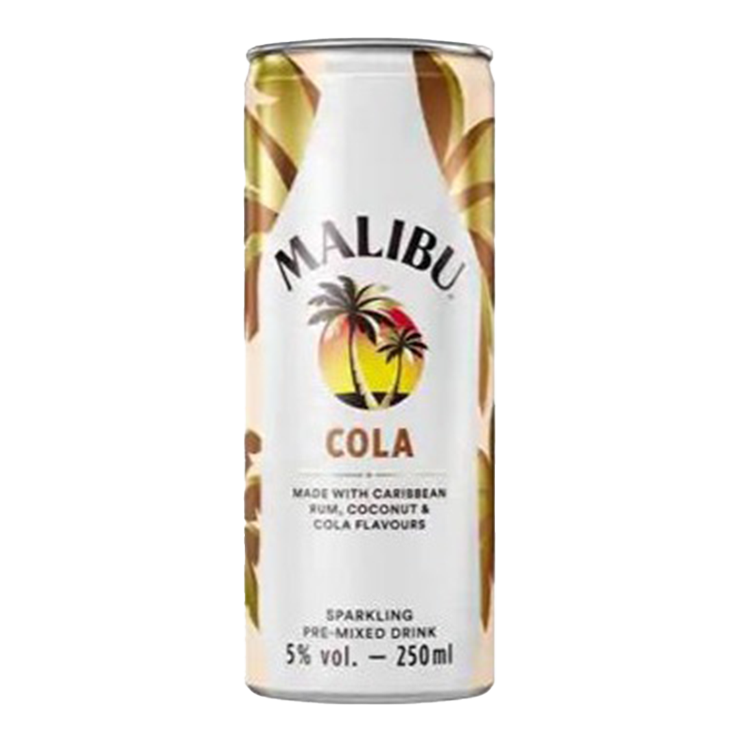 Malibu & Cola Premix 25cl Can