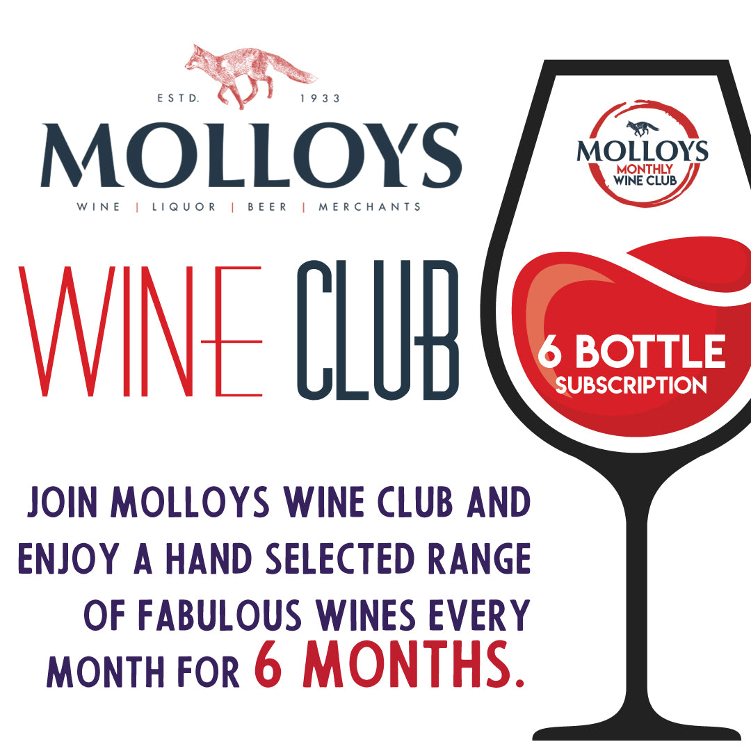 Molloys Wine Club - 6 Bottle - 6 Month Subscription