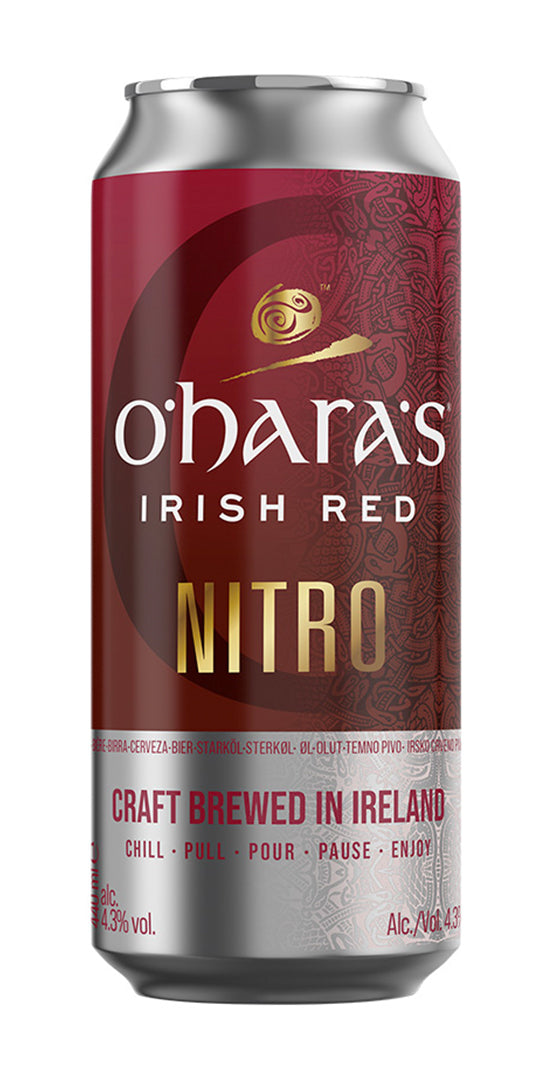 OHaras Nitro Irish Red Ale 44cl Can 4.3%