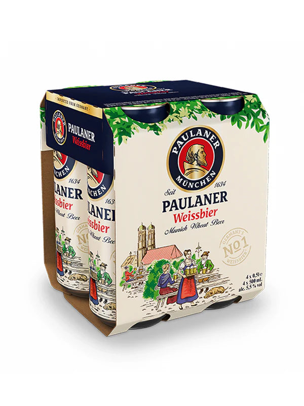Paulaner WeisseBier 5.5% - 4 x 500ml