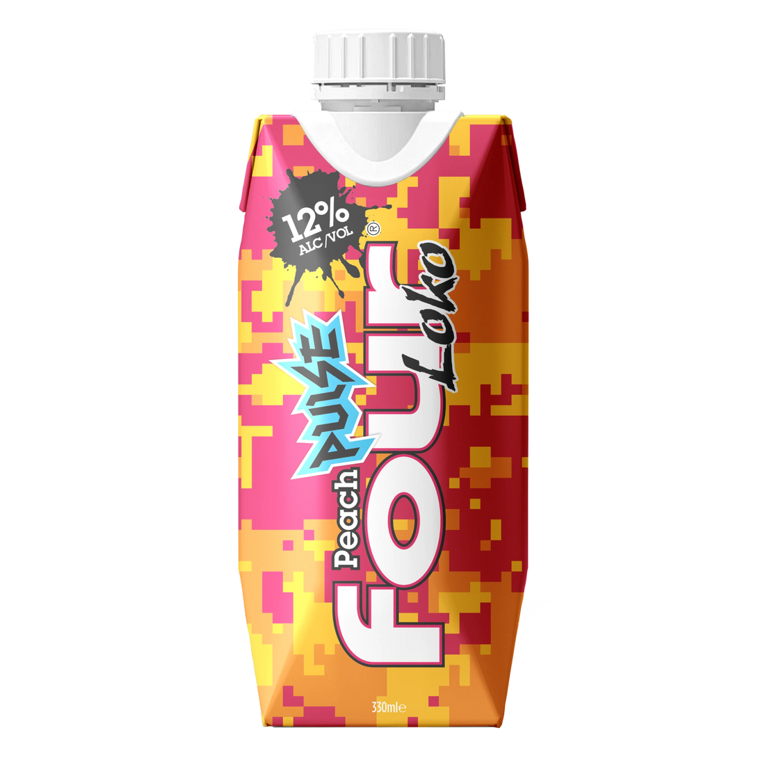 Four Loko Peach Pulse 33cl Carton