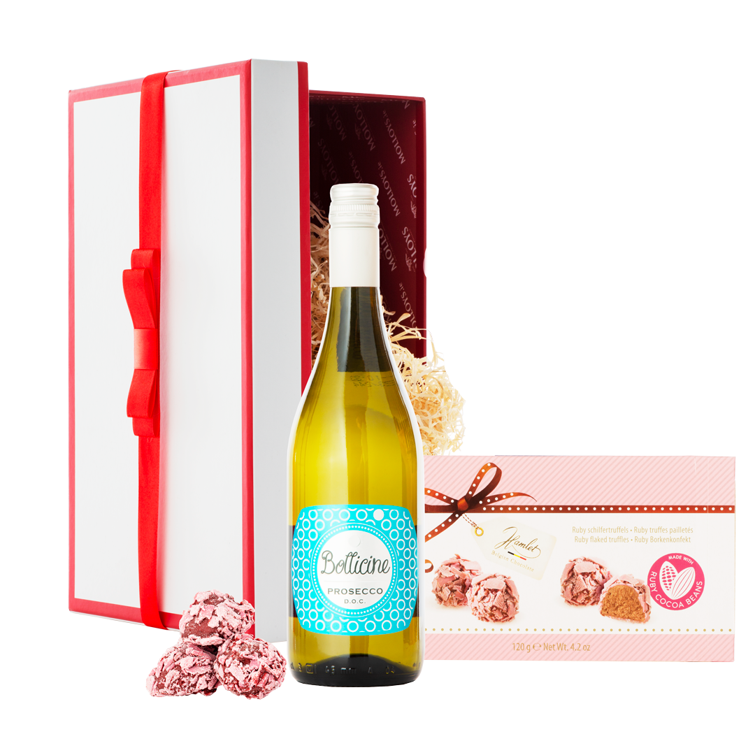 Prosecco & Belgian Truffles Christmas Gift Hamper