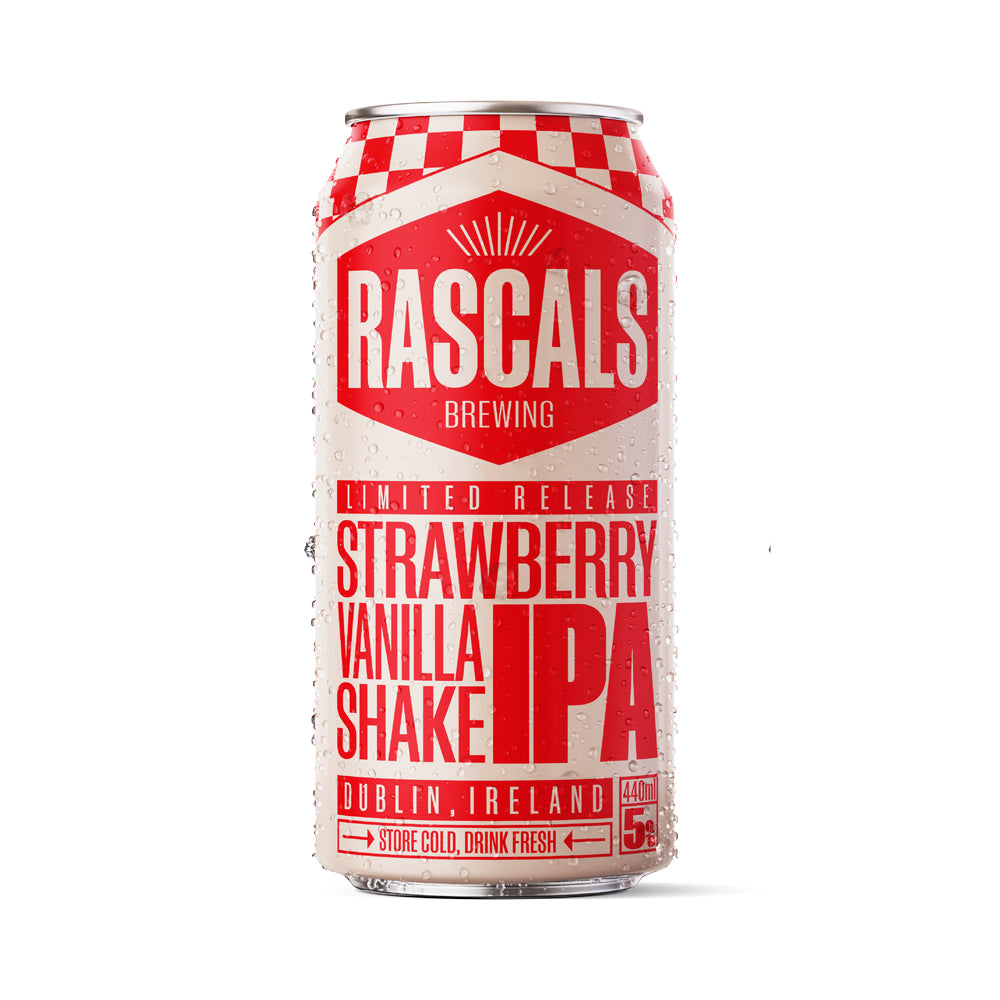 Rascals Strawberry Vanilla Shake IPA 44cl