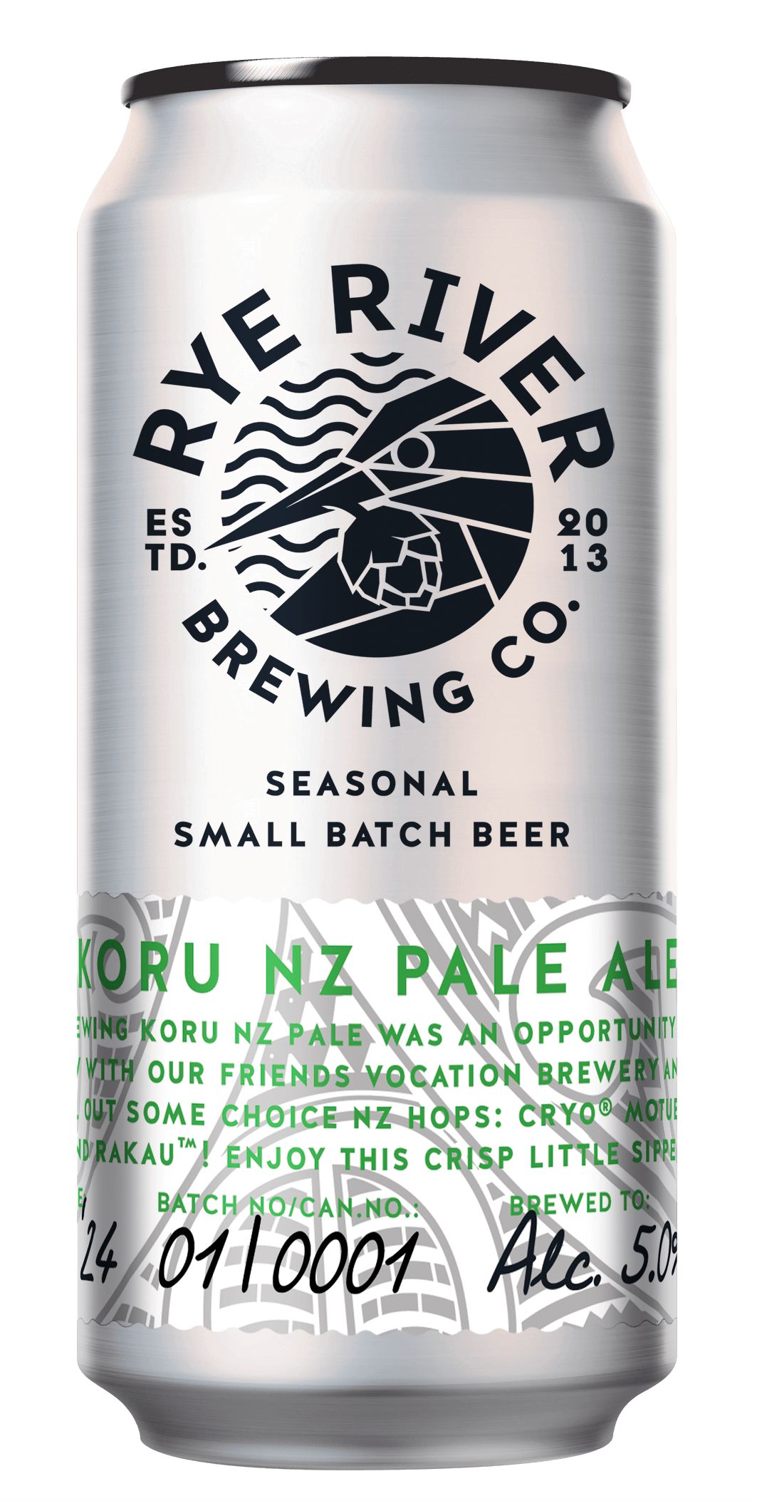 Rye River Koru NZ Pale Ale 44cl Can 5%