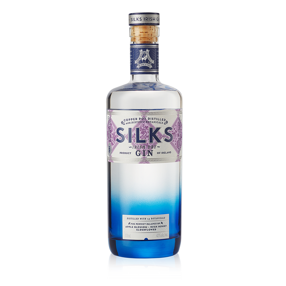 Silks Irish Dry Gin 70cl 42%