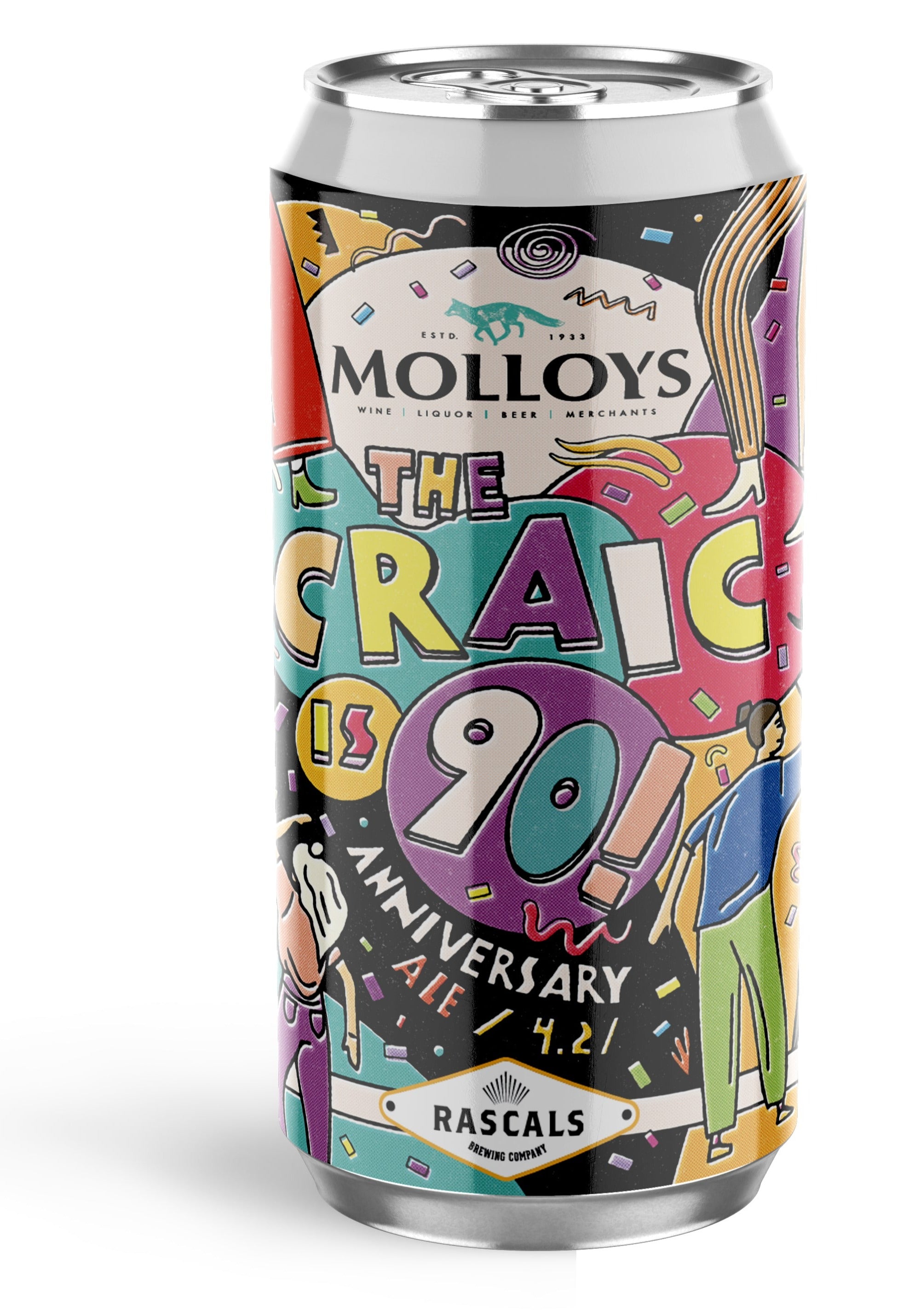 The Craic is 90! Anniversary Ale - Molloys & Rascals Collaboration