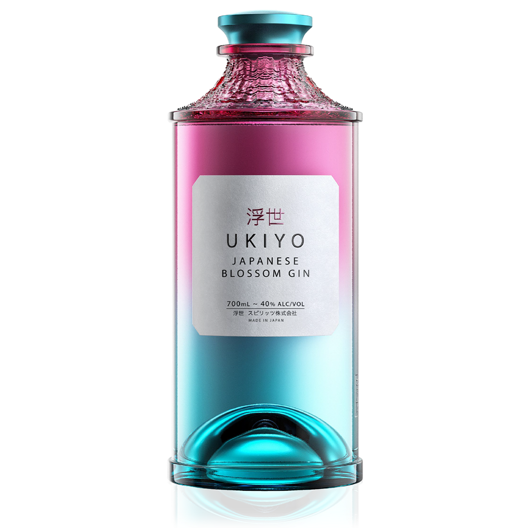 Ukiyo Japanese Blossom Gin 70cl