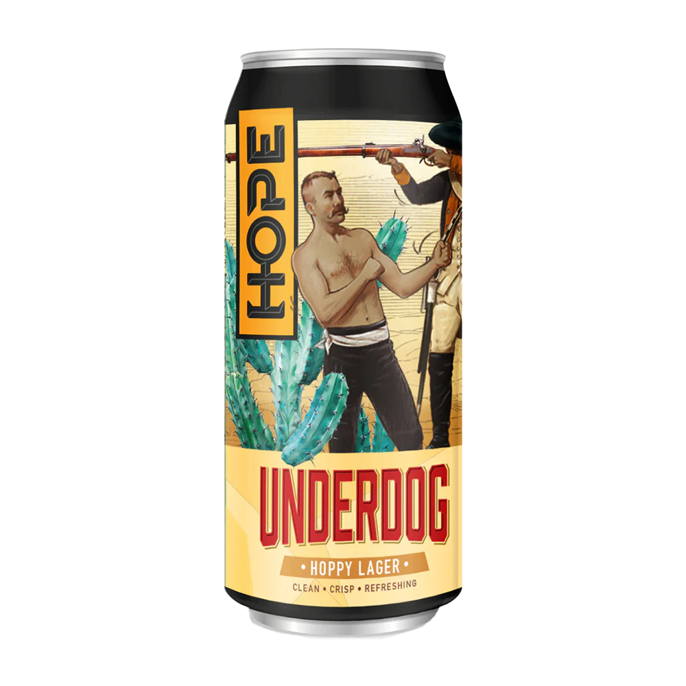 Hope Underdog Hoppy Lager 4.8% - 440ml