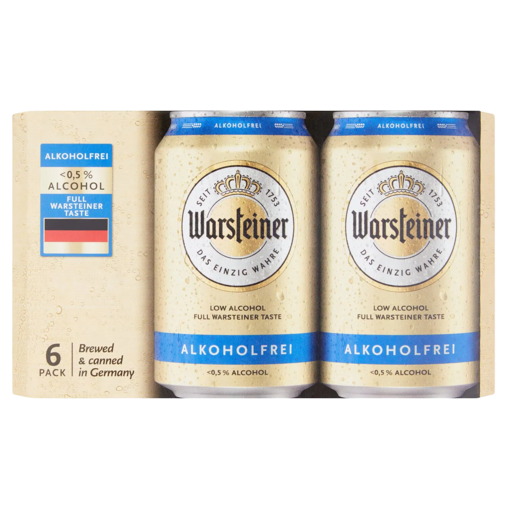 Warsteiner 0.5% - 6 x 330ml