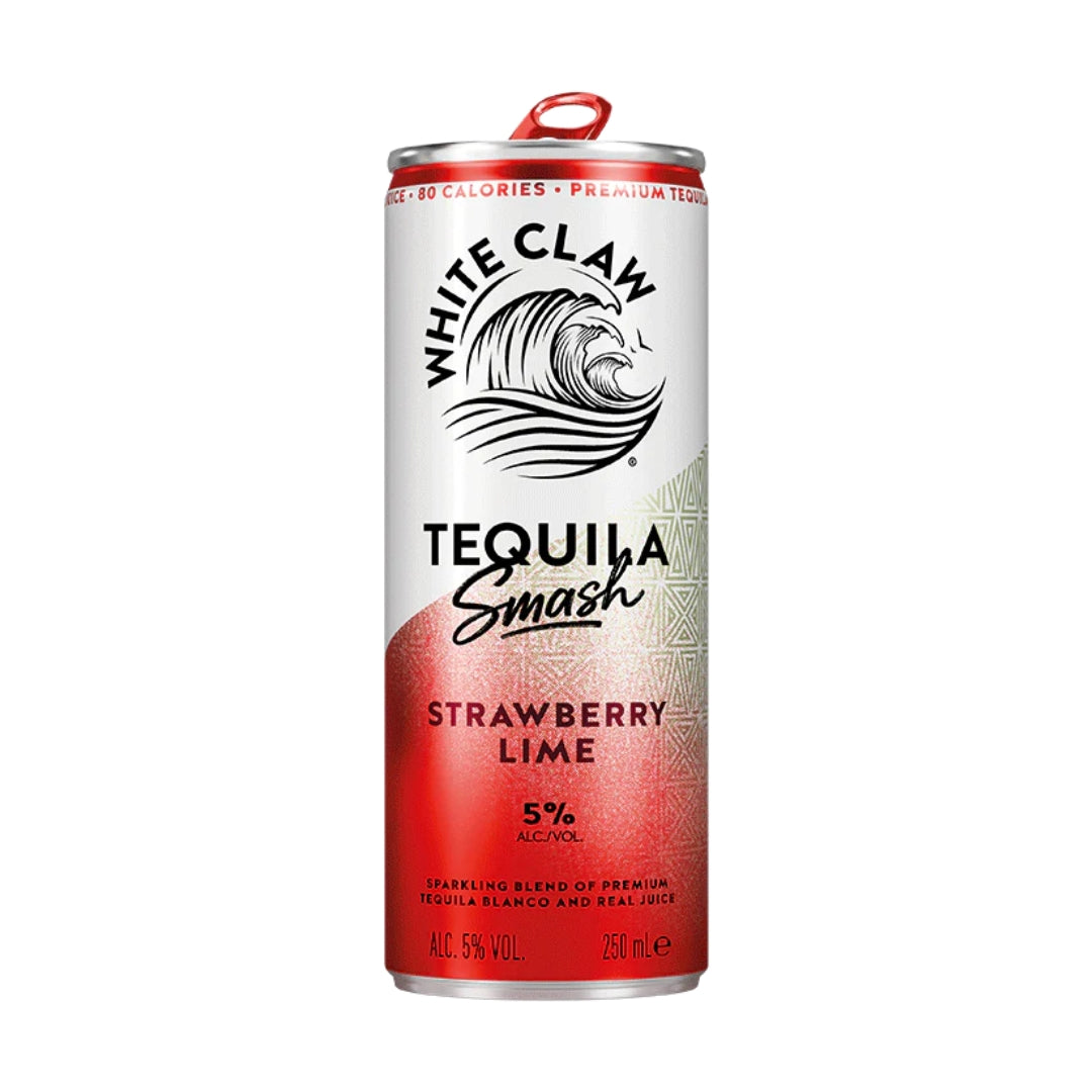 White Claw Tequila Smash Strawberry Lime 250ml Can