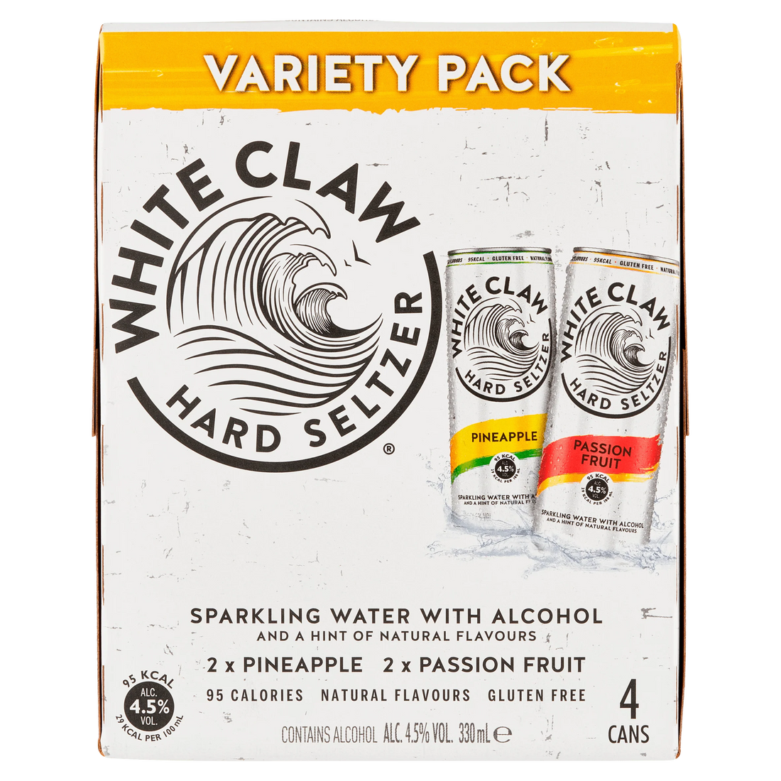 White Claw Variety 4 Pack 33cl Can