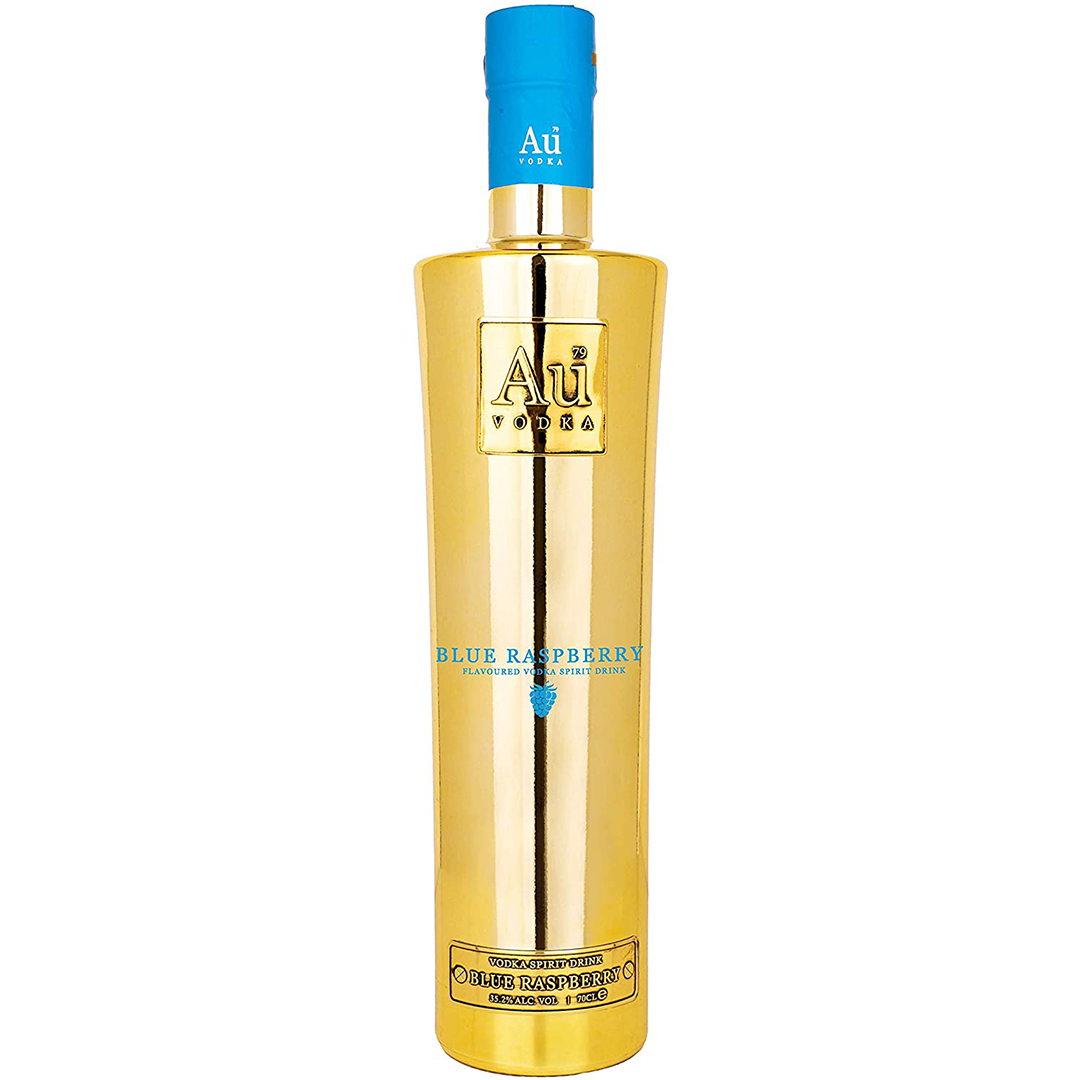 Au Vodka Blue Raspberry 35.2% 70cl