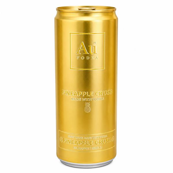 Au Vodka Pineapple Crush 33cl Can 5%