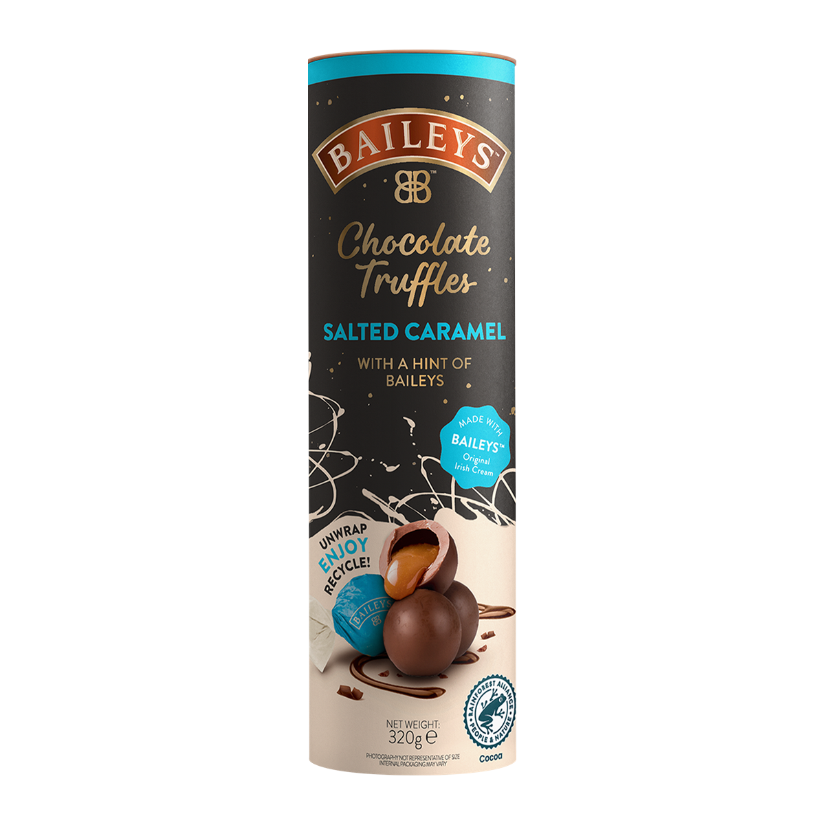 Baileys Salted Caramel Truffles Tube 320g