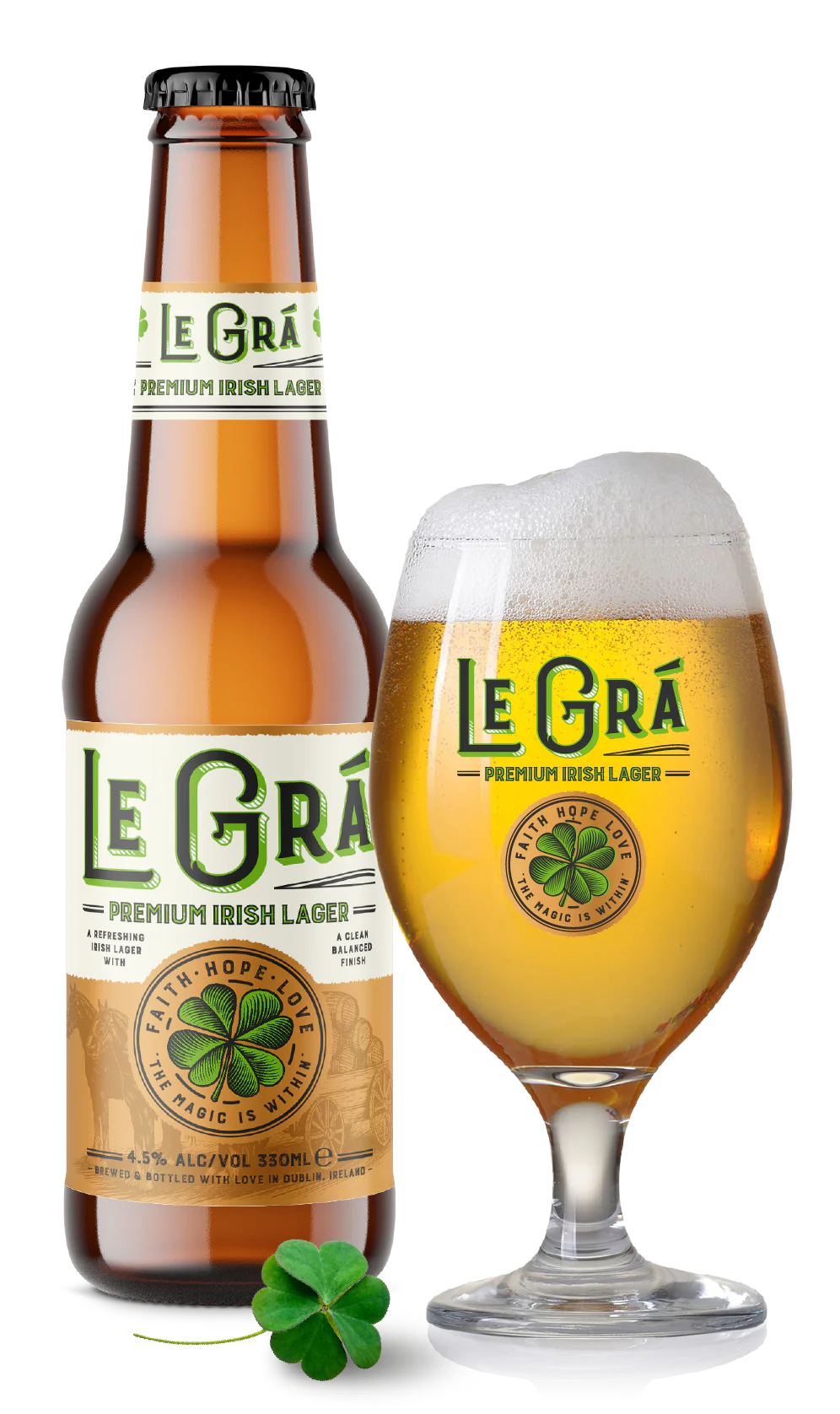 Le Grá Premium Irish Lager 4.5% - 330ml