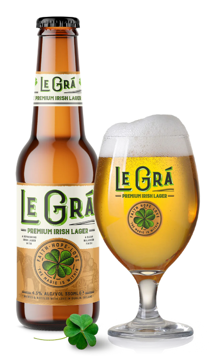 Le Grá Premium Irish Lager 4.5% - 330ml