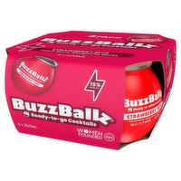 Buzz Ballz Strawberry Rita 4 Pack 20cl 13.5%