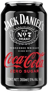 Jack Daniels &amp; Coke Zero Can 33cl