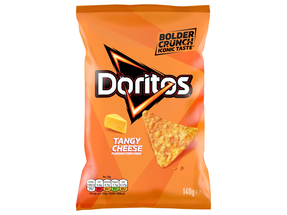 Doritos Tangy Cheese Tortillas 140g Bag