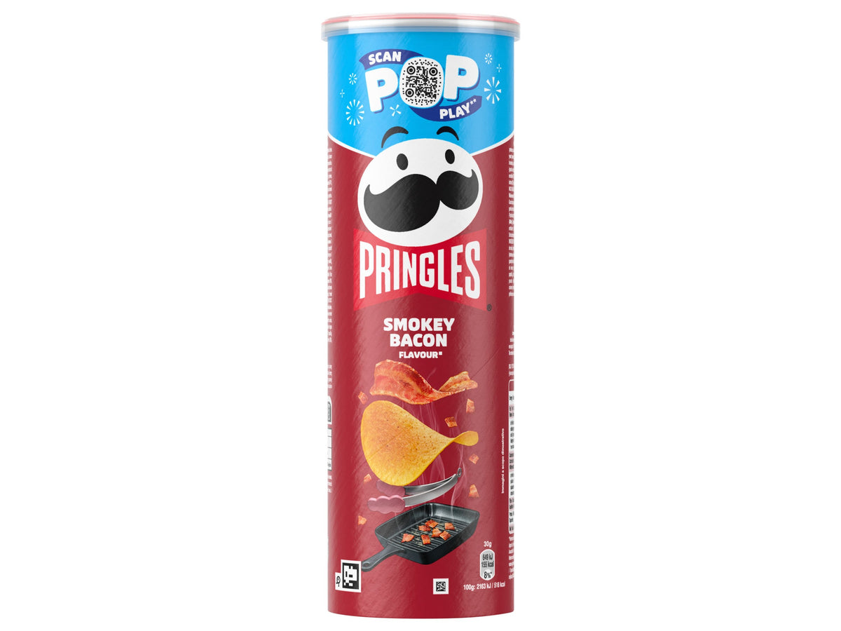 Pringles Large Smoky Bacon 165g