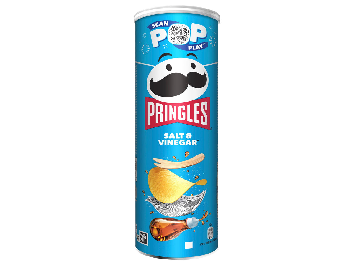 Pringles Large Salt &amp; Vinegar 165g