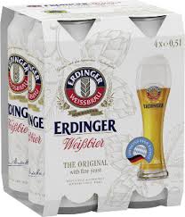 Erdinger Hefe 4 Pack 50cl Can 5.3% - Molloys