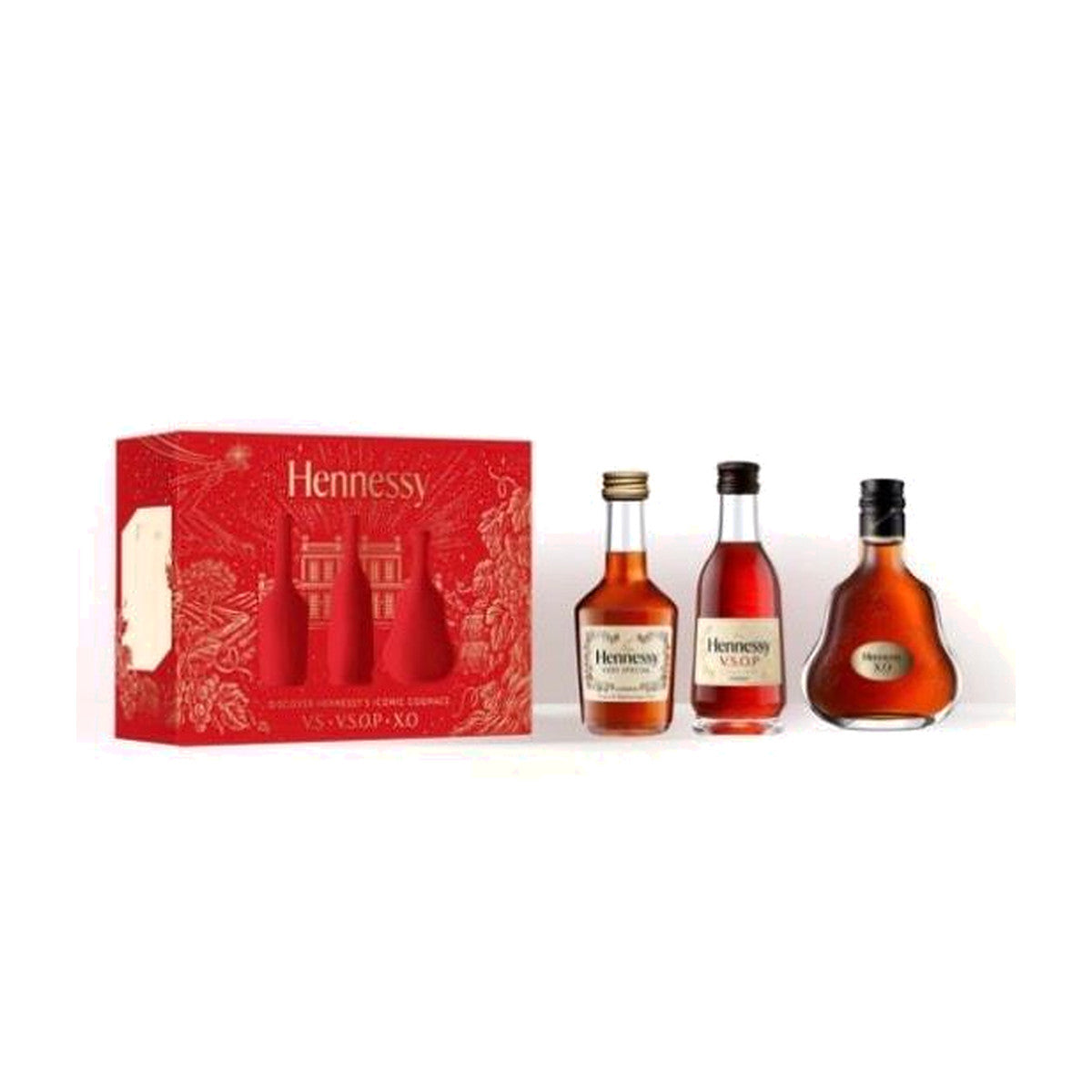 Hennessy Discovery Pack VS VSOP XO 3 x 5cl