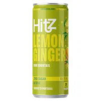 Hitz Lemon Ginger 25cl Can 5%