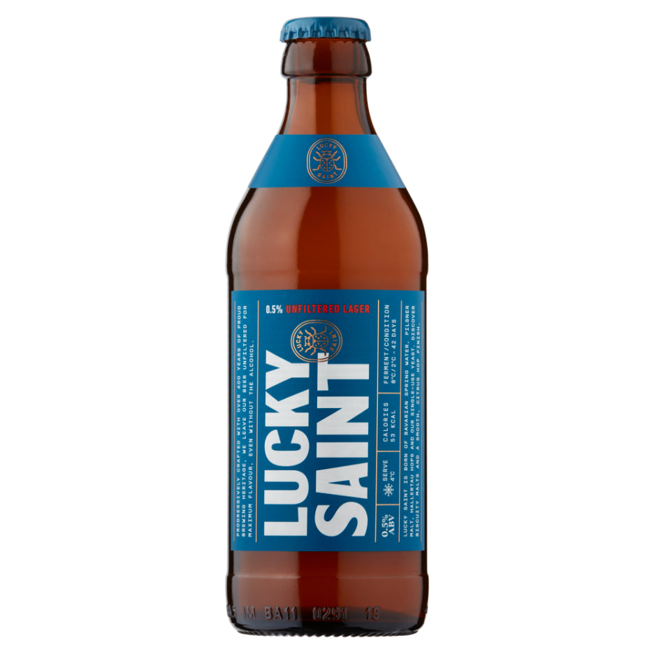 Lucky Saint Non Alcoholic Unfiltered Lager 33cl Bottle