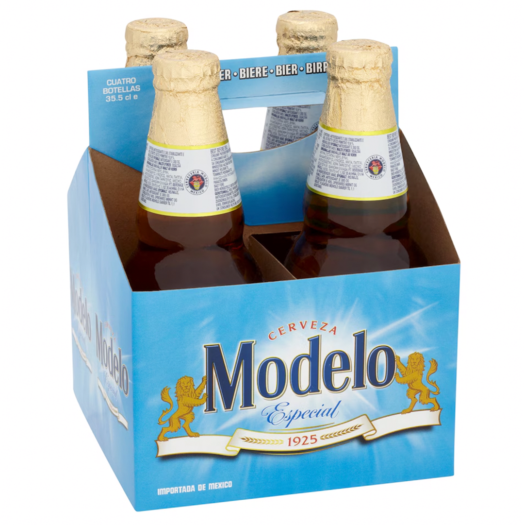 Modelo Especial Beer Mexican Lager 4.4% - 4 x 355ml
