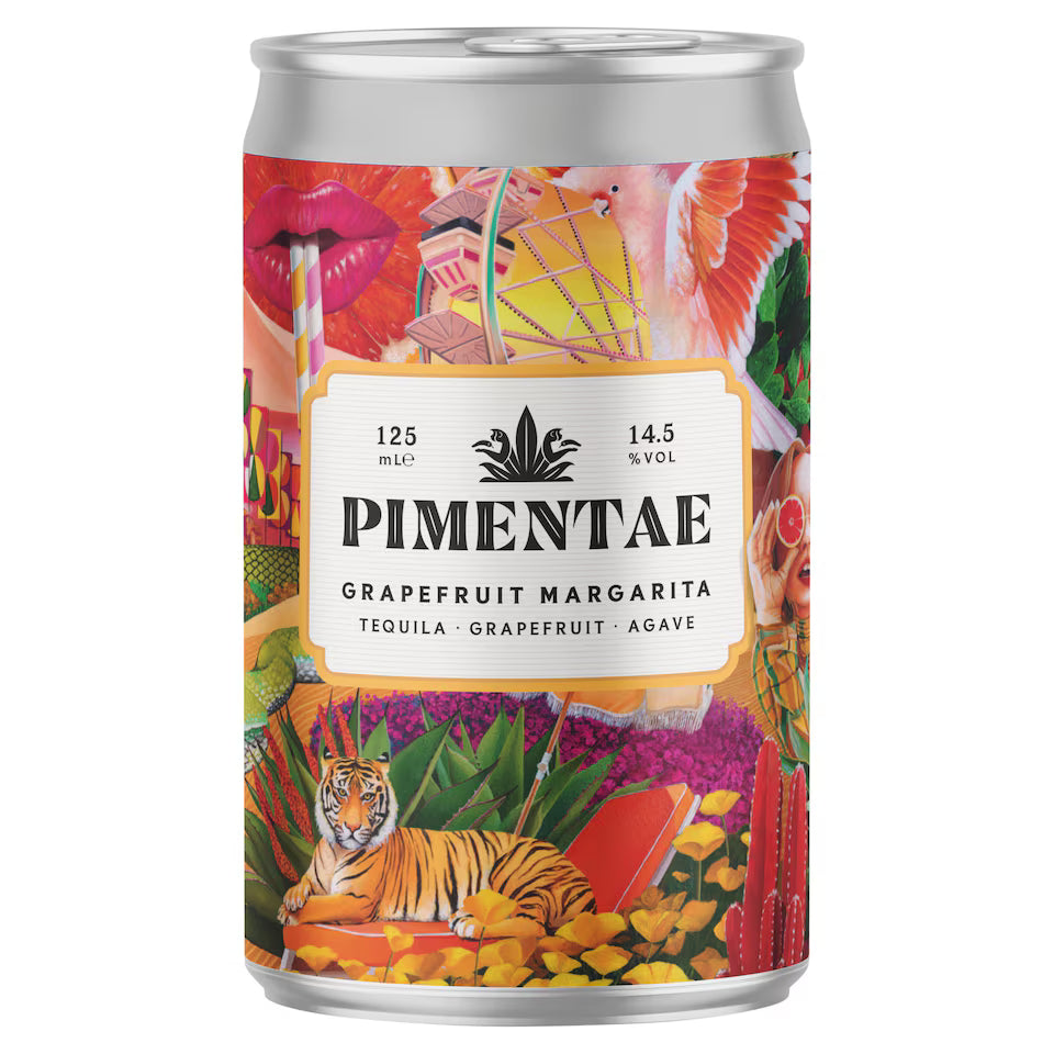 Pimentae Grape Tequila Margarita 125ml Can
