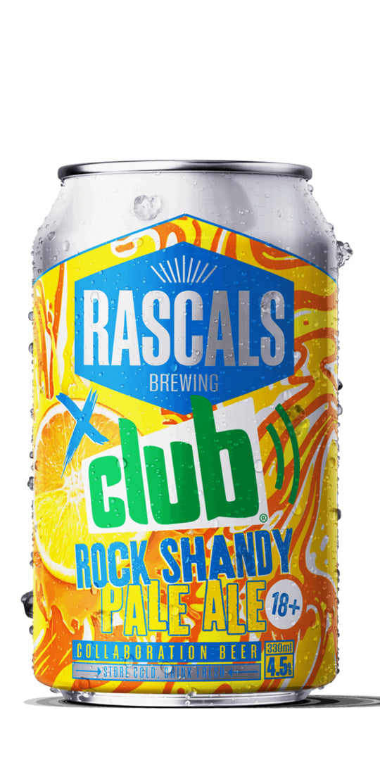 Rascals Club Shandy Pale Ale 33cl can - Molloys