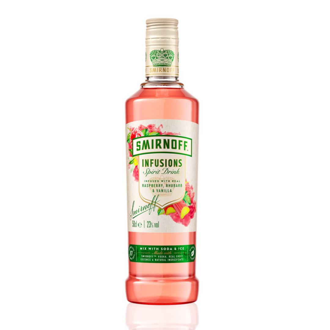 Smirnoff Infusions Raspberry &amp; Vanilla Vodka 50cl