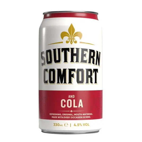 Southern Comfort &amp; Cola 25cl Can 4.5%