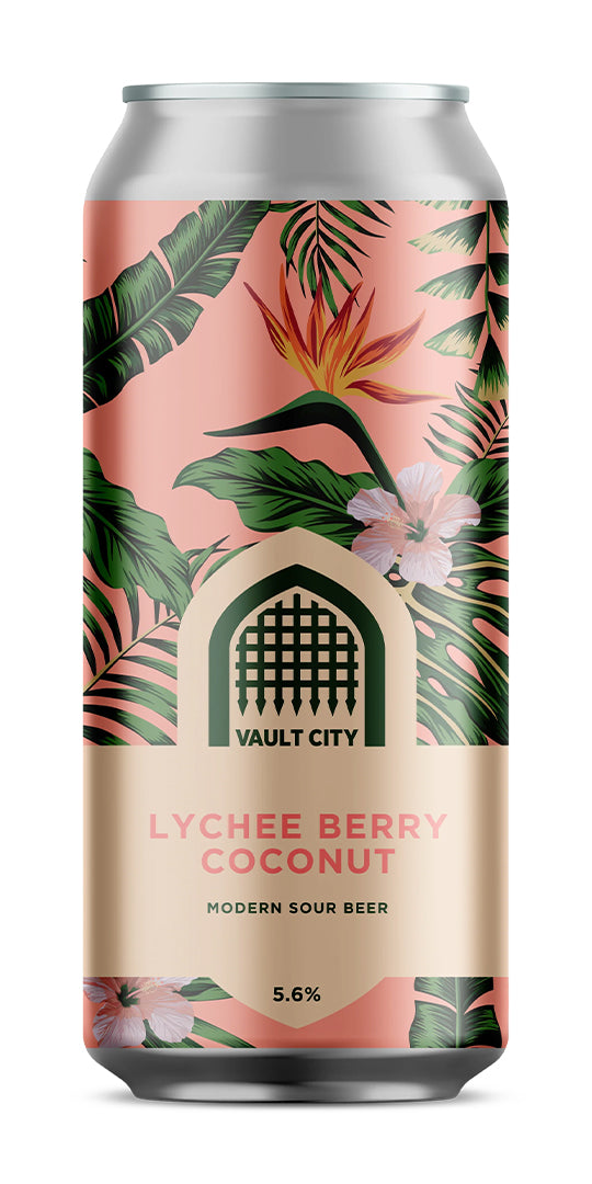 Vault City Lychee Berry Coconut 44cl Can - Molloys