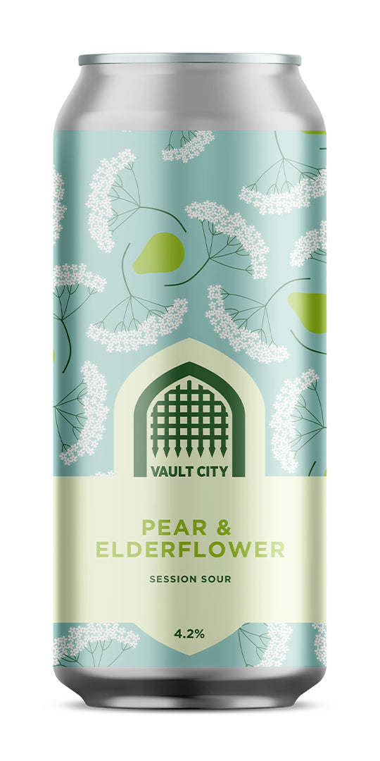 Vault City Pear & Elderflower Sour 44cl Can - Molloys