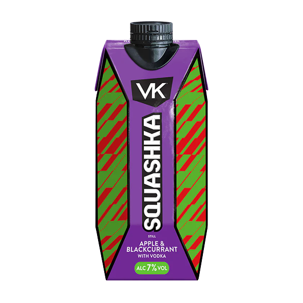 VK Squashka Apple &amp; Blackcurrant 50cl Tetra Pak 7%