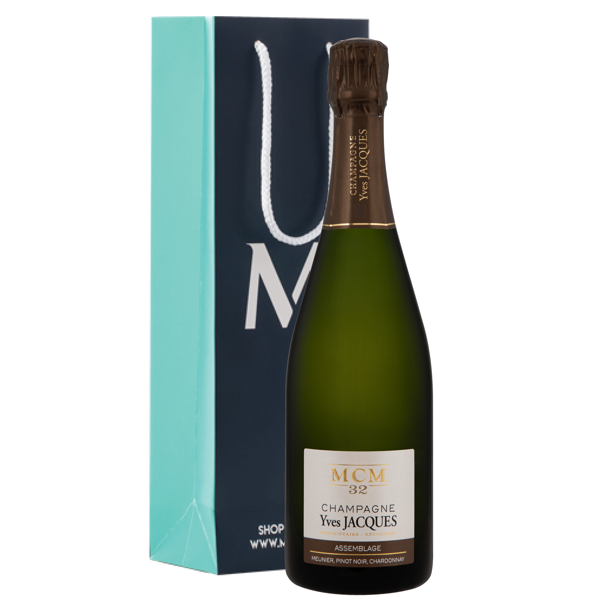 Yves Jacques Champagne in Gift Bag