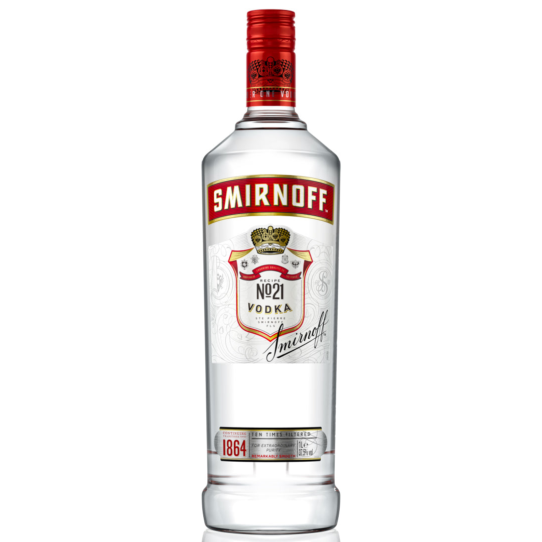Smirnoff No. 21 Red Label Vodka 1 Litre