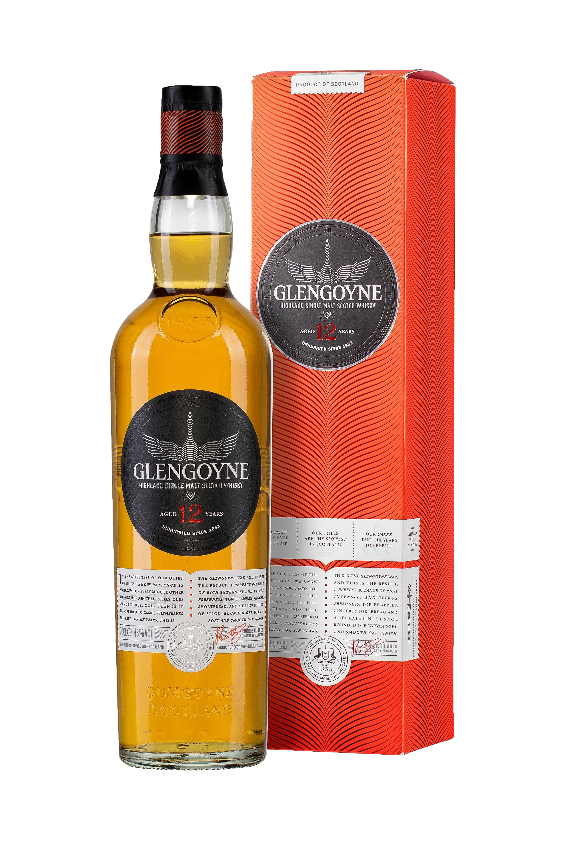 Glengoyne 12YO Single Malt Scotch 70cl