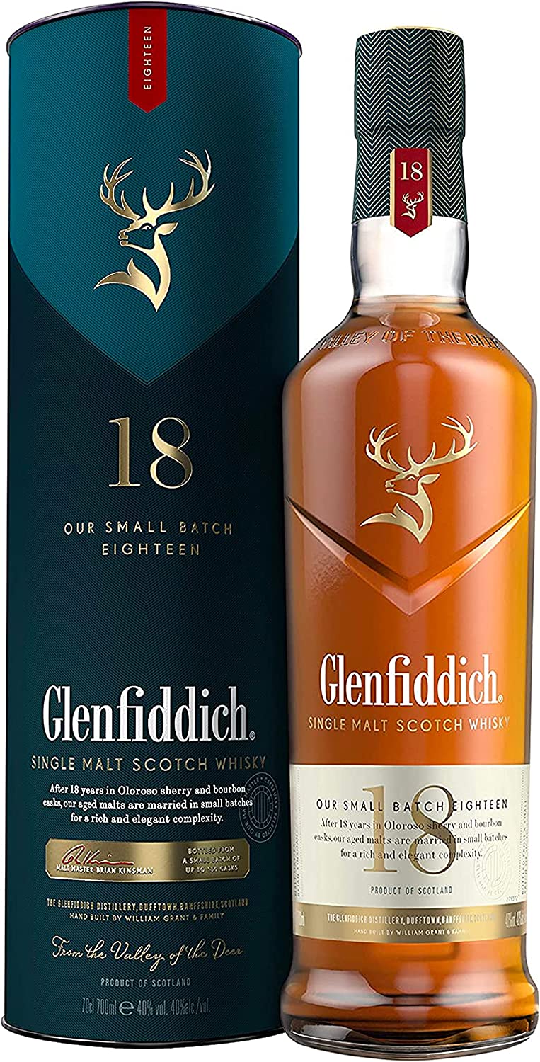 Glenfiddich 18 Year Old Malt Whisky 70cl
