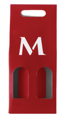 2 Bottle Wine Gift Box - Red