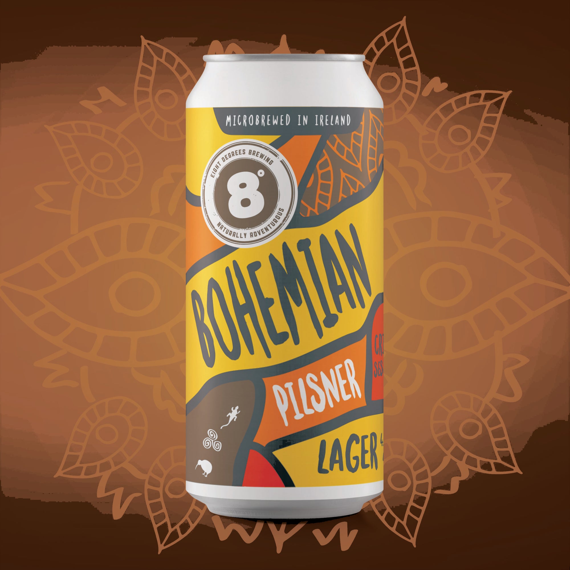 8 Degrees Barefoot Bohemian 44cl Can 4%