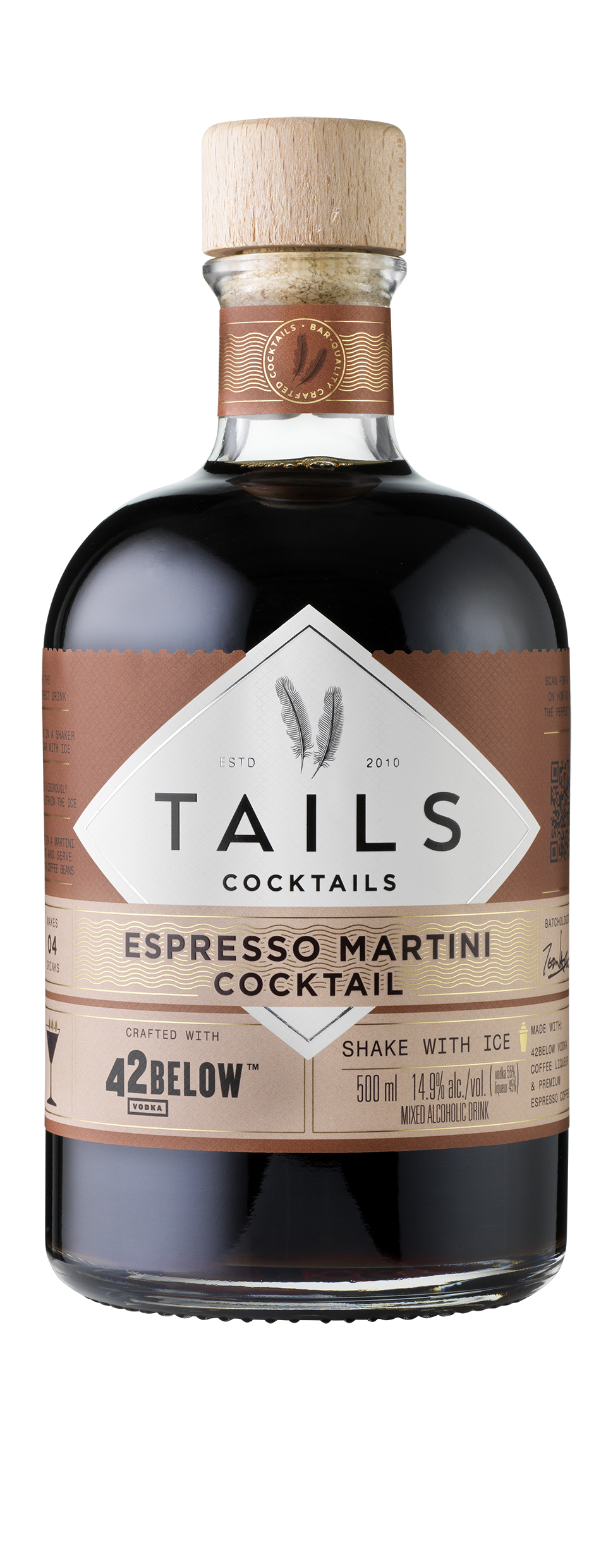 Tails Espresso Martini 50cl Bottle 14.9%