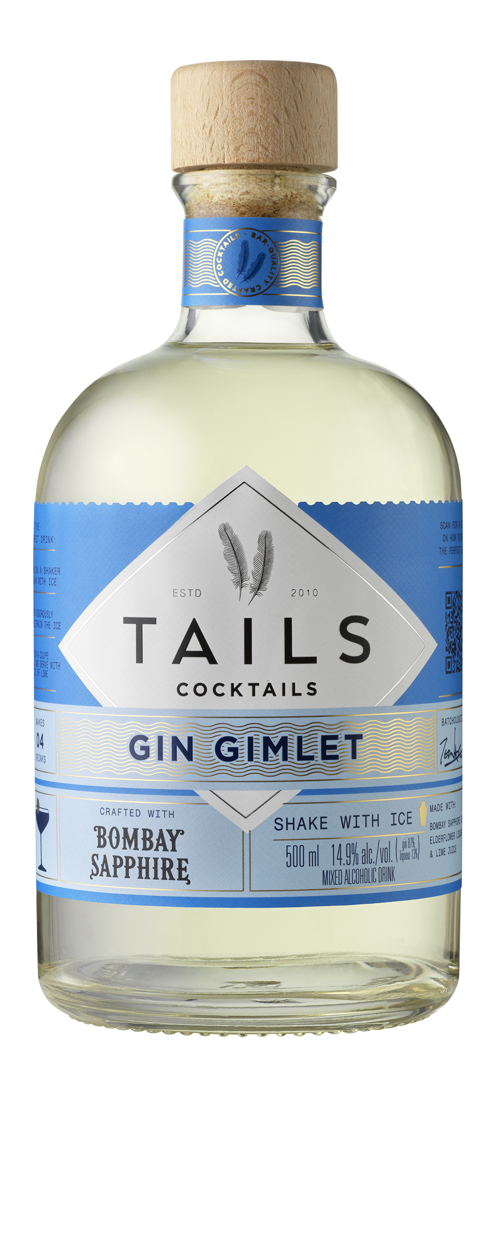 Tails Gin Gimlet 50cl Bottle